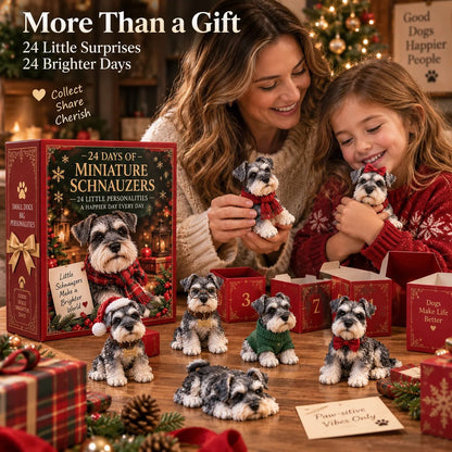 🐾 24 Days of Schnauzer Charm | A New Little Beard Every Day 🎄