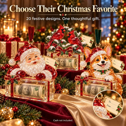 🎄✨ Christmas Money Magic™ | 20 Crystal-Style Cash Holders