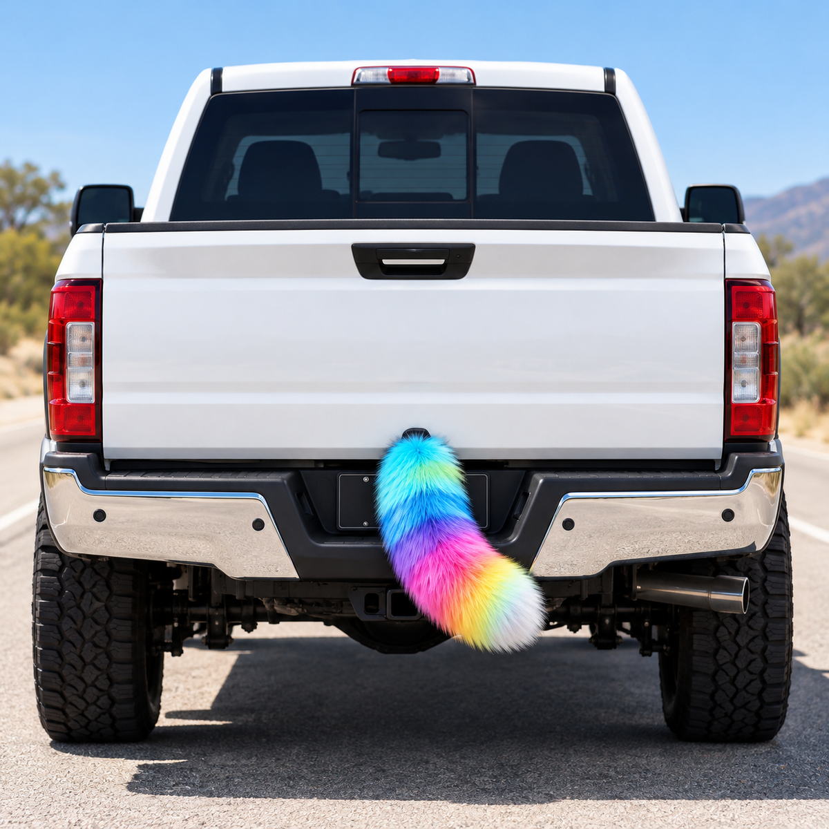 🔥 Last Day 50% OFF | 🐾 WagTail Ride™ – Funny Fluffy Tail Decor for Cars & Trucks