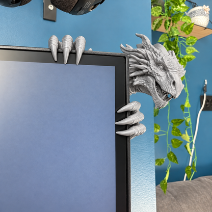 🐉 Perched Above Your Game | Fantasy Dragon Screen Figurine