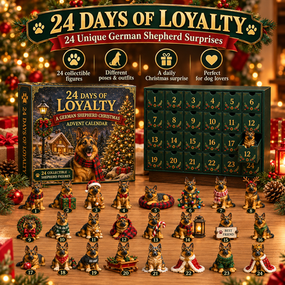 🐾🎄 2026 German Shepherd Advent Calendar – 24 Days of Love, Loyalty & Christmas Cheer