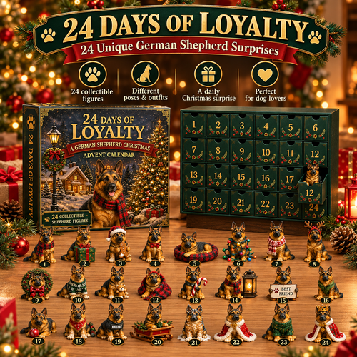 🐾🎄 2026 German Shepherd Advent Calendar – 24 Days of Love, Loyalty & Christmas Cheer