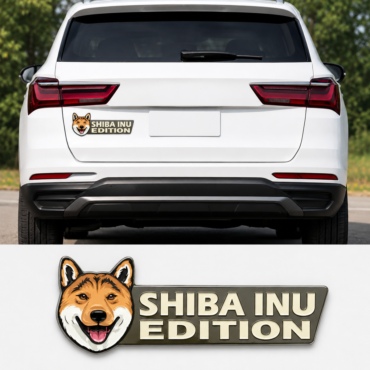 🐾 Your Dog. Your Badge. | Laser-Cut Breed Car Emblem