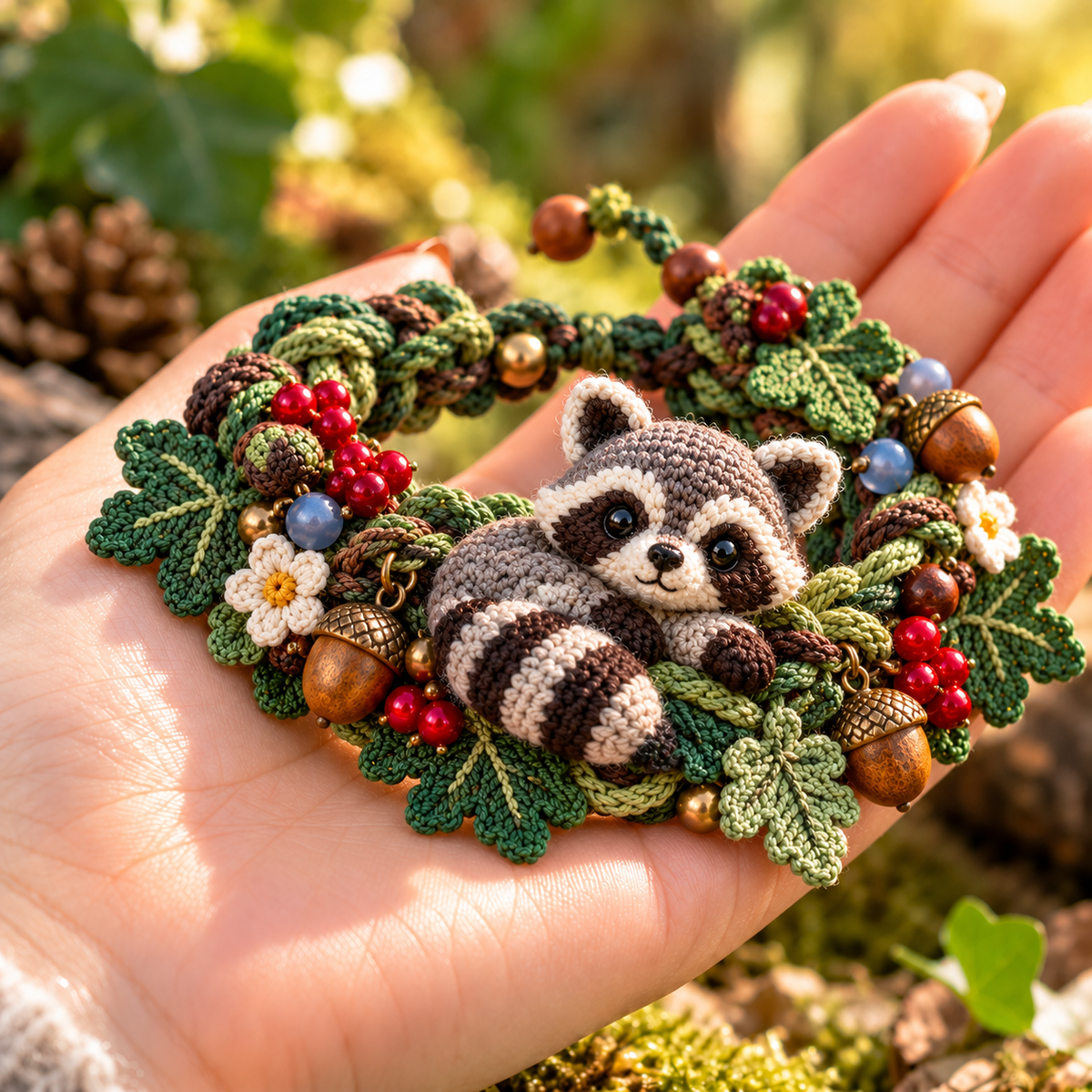🌿🧶 Forest Friends on Your Wrist | Handmade Crochet Animal Bracelets