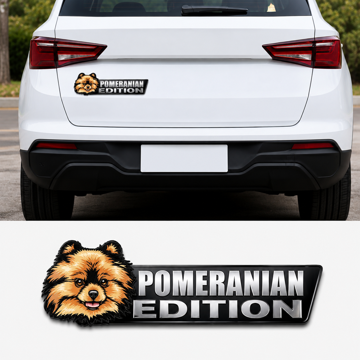 🐾 Your Dog. Your Badge. | Laser-Cut Breed Car Emblem