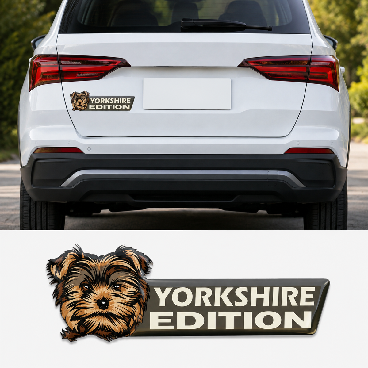 🐾 Your Dog. Your Badge. | Laser-Cut Breed Car Emblem