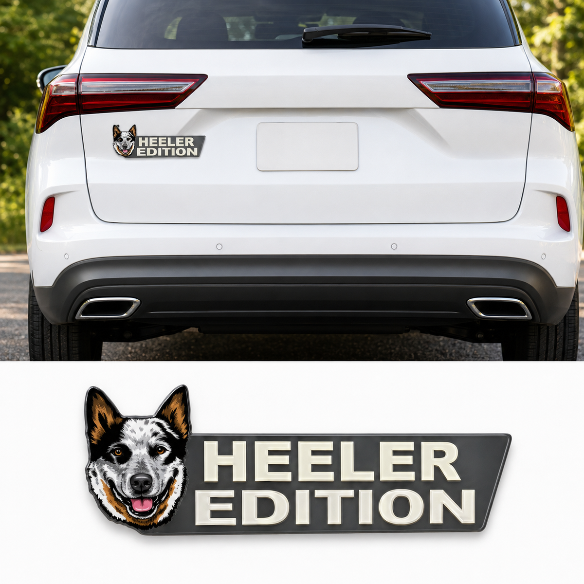 🐾 Your Dog. Your Badge. | Laser-Cut Breed Car Emblem