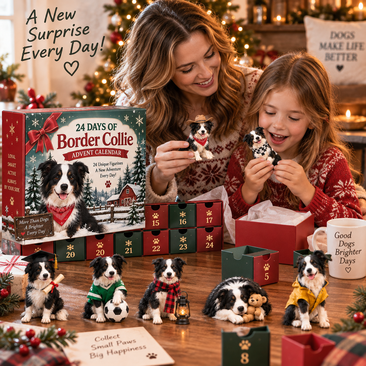 🐾 24 Days of Border Collie | 24 Clever Little Characters to Collect 🎄