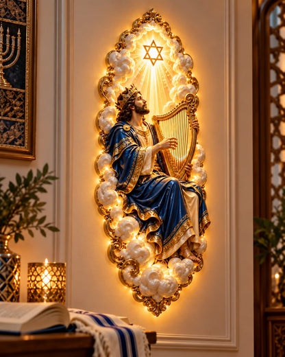 ✨🕎 Light of Heritage – High Priest Inspired Jewish Wall Art
