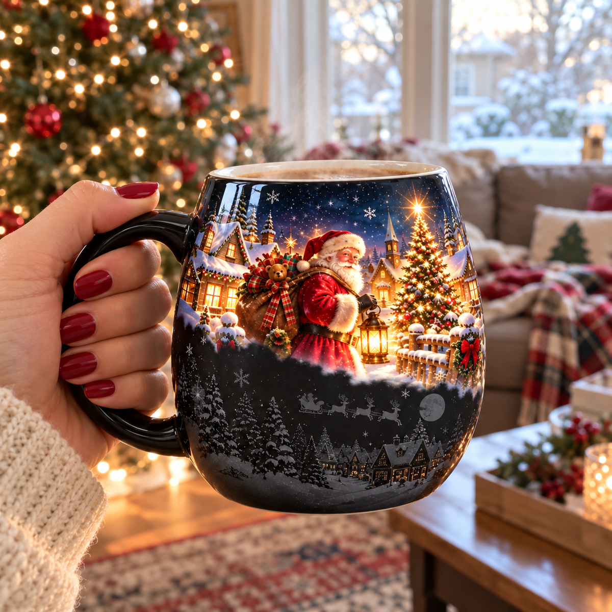 🎄☕ Christmas Magic Reveal™ – Heat Activated Color Changing Mug | A Magical Holiday Surprise 🎁✨