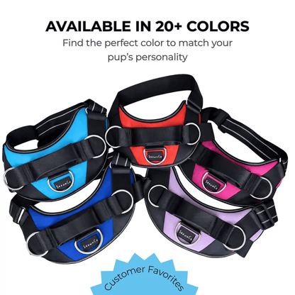 🐕✨ 3-Point Control Dog Harness – Reflective, Padded & Adjustable