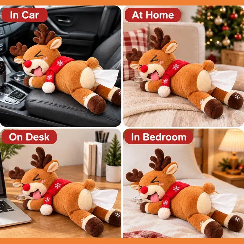🦌🍑 Reindeer Rear View | Funny Christmas Tissue Holder 😂