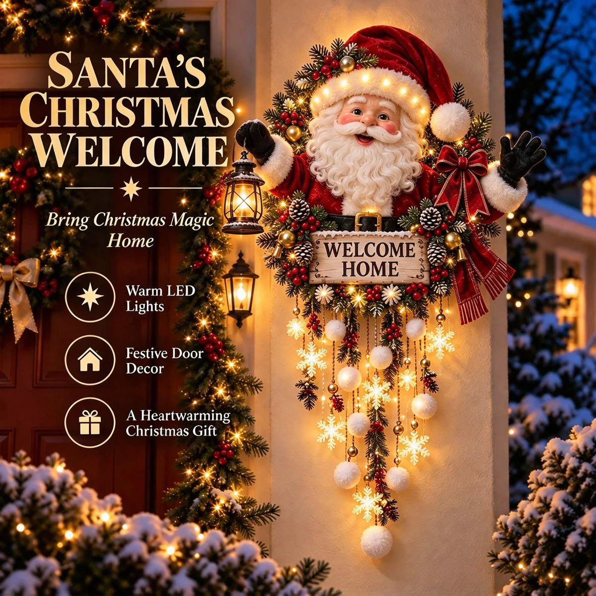 Christmas welcome light gift
