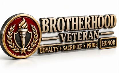 🎖️ Veteran Legacy | 3D Metal Auto Emblem Collection