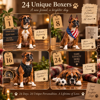 ❤️🎄 24 Days With a Boxer – Christmas Collectible Countdown