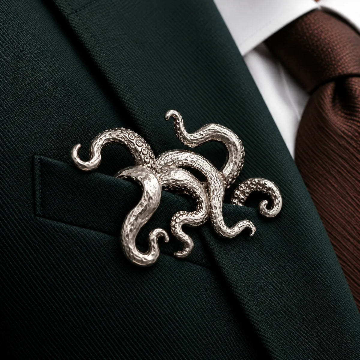 ✨ Sculptural Animal Brooch | A Bold Finishing Touch for Suits & Blazers