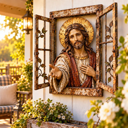 ✝️🪟 Bethlehem Window™ | Holy Family Christmas Wall Decor
