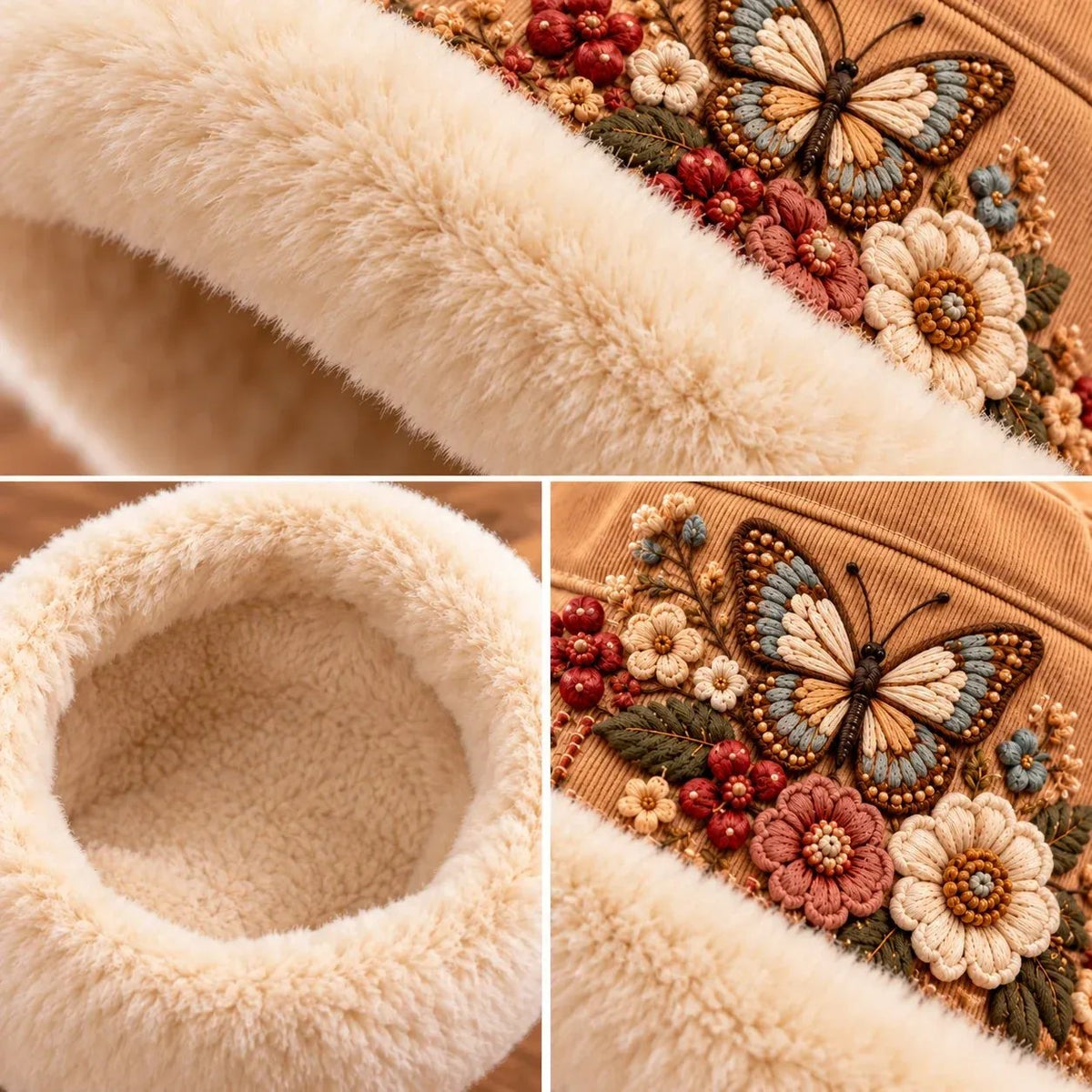 🌸 Winter Garden™ | Cozy Plush-Lined Bucket Hat
