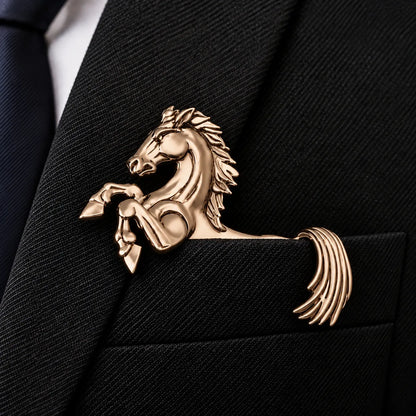 ✨ Sculptural Animal Brooch | A Bold Finishing Touch for Suits & Blazers