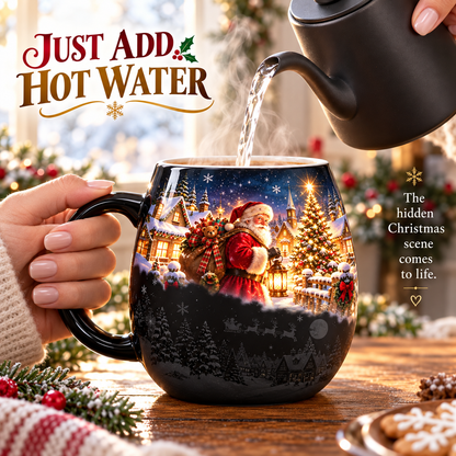 🎄☕ Christmas Magic Reveal™ – Heat Activated Color Changing Mug | A Magical Holiday Surprise 🎁✨