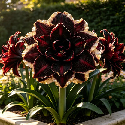 🌺  Giant Double Amaryllis – Bold Indoor Flower Bulbs