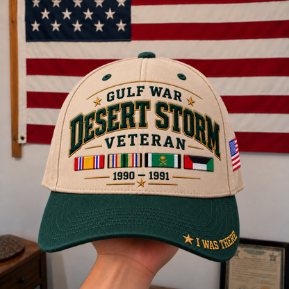 🏆Last Day Promo: 45% OFF! 🎖️ Gulf War Legacy | Veteran Tribute Cap