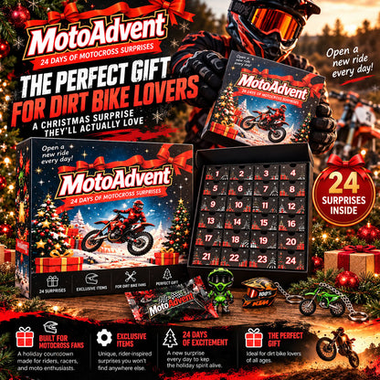 🏁 🏍️2026 Motocross 24-Day Advent Calendar – 24 Days of Dirt Bike Surprises