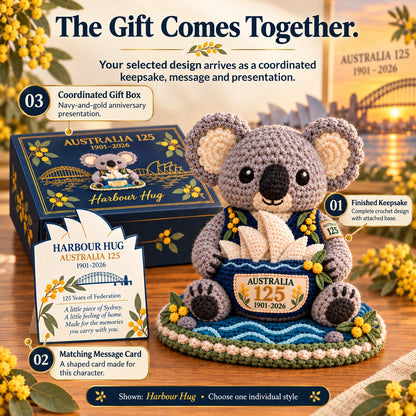 ⏳🇦🇺 Last Day 49% OFF | Australia 125™ – 3D Crochet Anniversary Keepsake 🎁