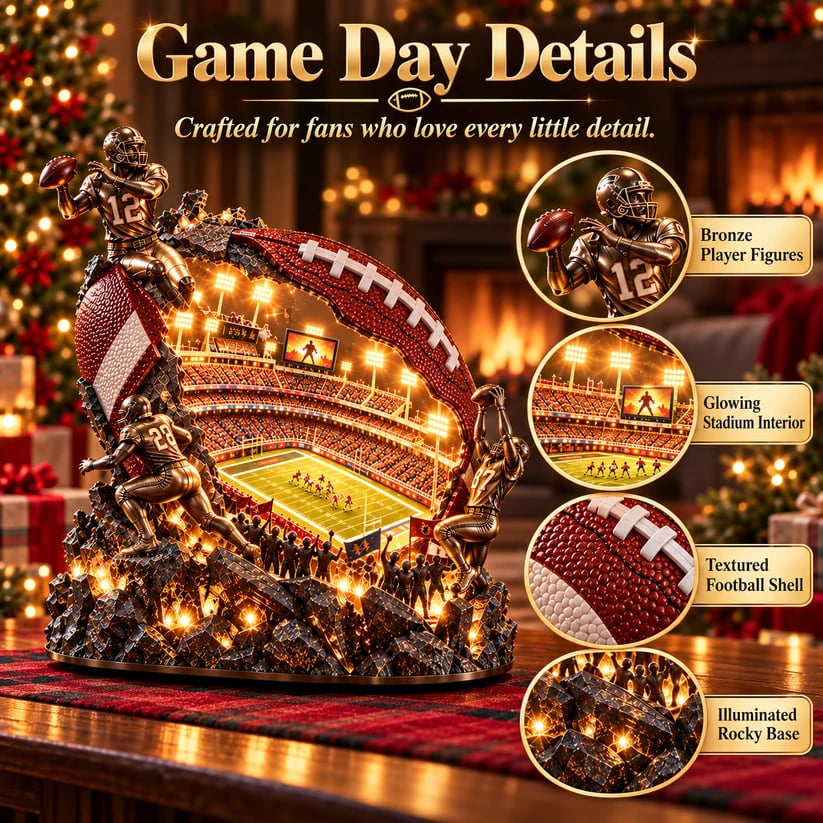 🏟️ The Stadium Within | Lighted Football Collectible 🏈