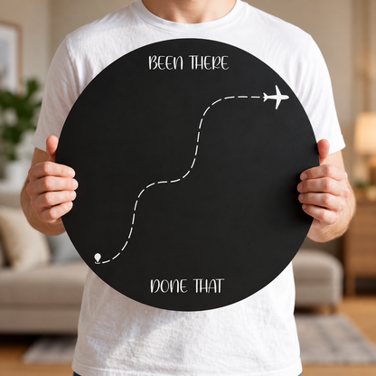 ✈️🌍 Been There, Done That™ | Travel Magnet Memory Wall for Souvenirs & Adventures