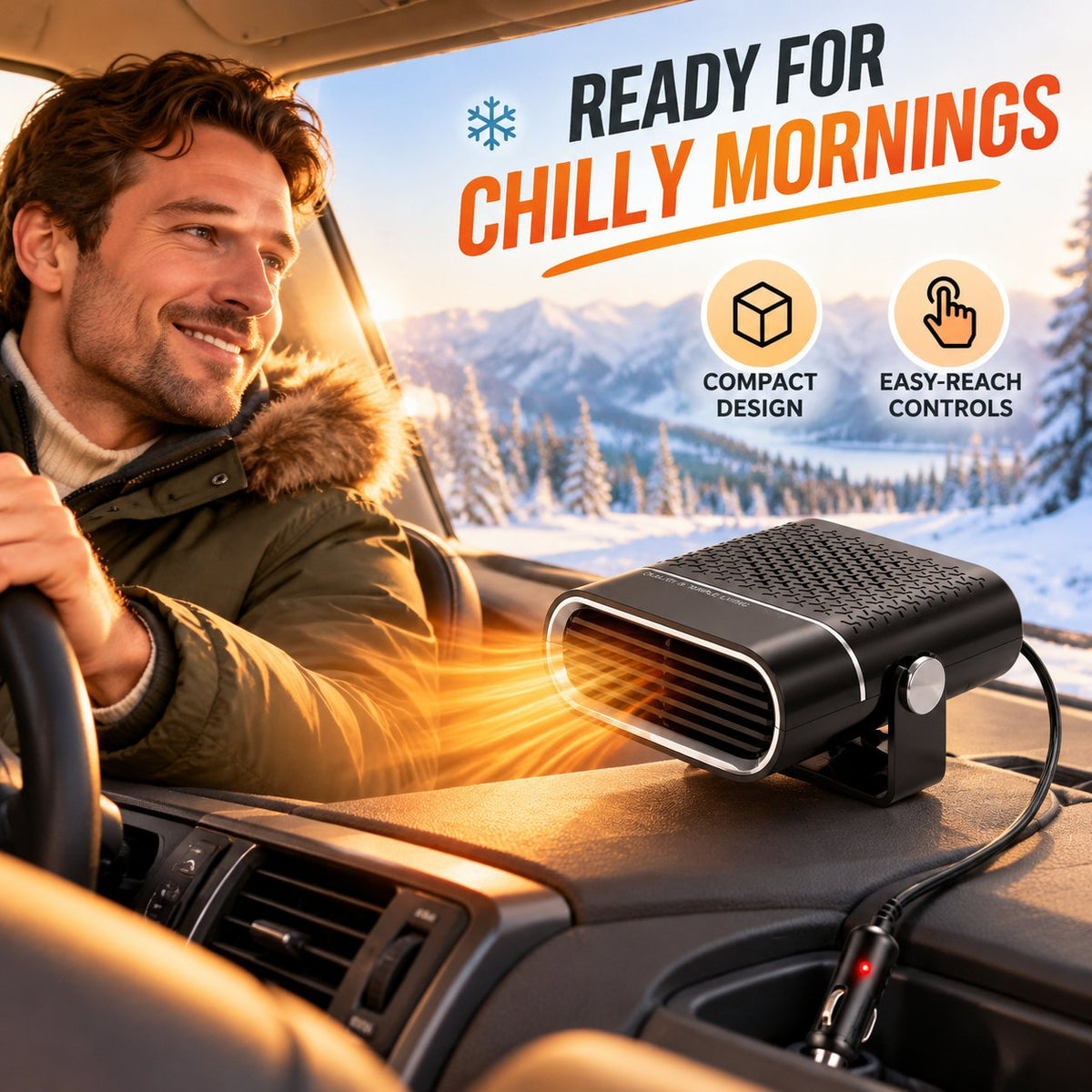 🚗❄️ FrostAway™ | Portable Car Heater & Windshield Defroster