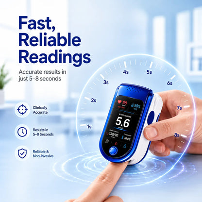 ⚕️✨ VitalTrack 12™ | 12-in-1 Needle-Free Wellness Trend Monitor