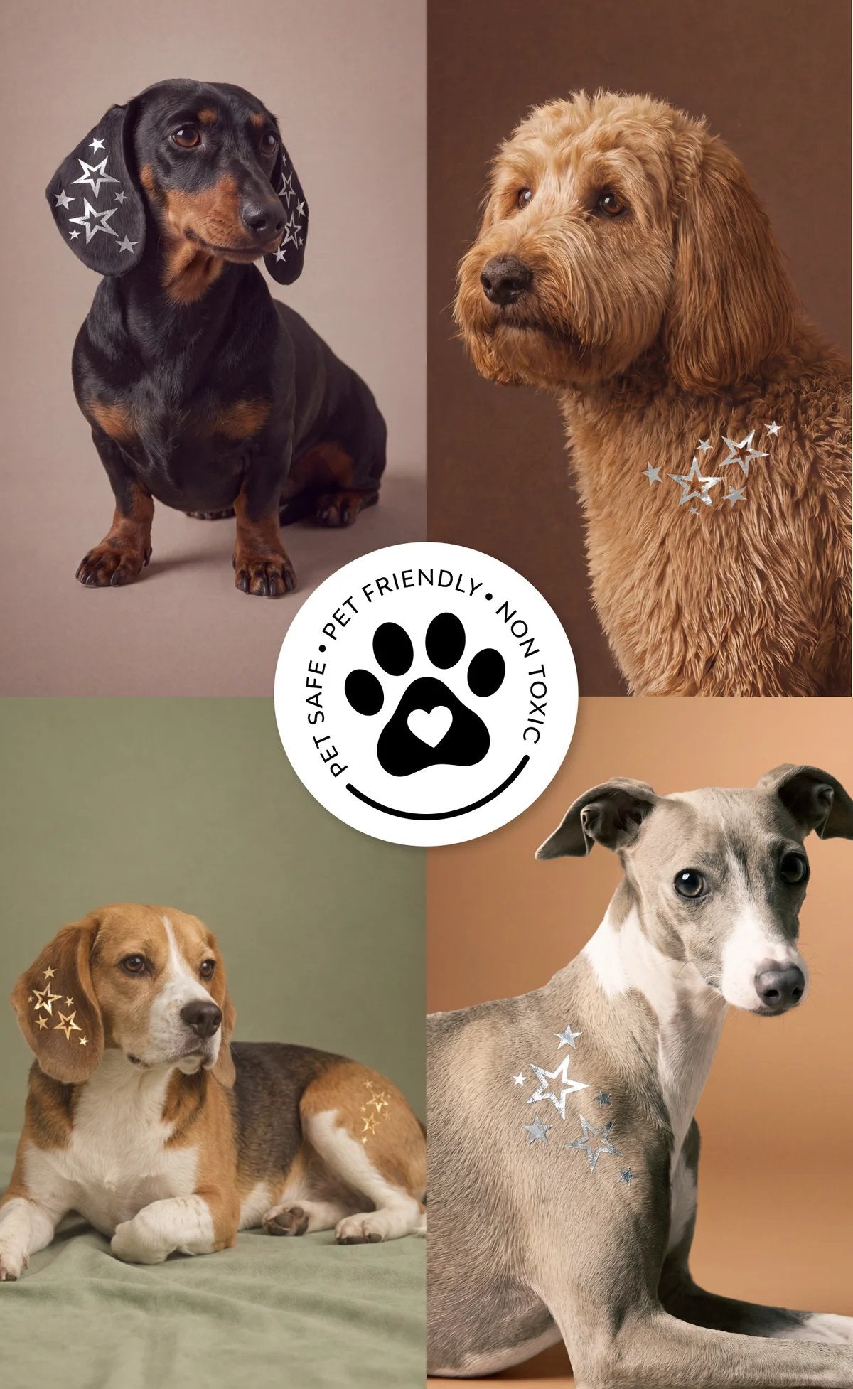 💫 Dog Fur Tattoos | Temporary, Waterproof & Easy-Off