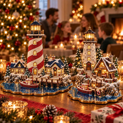 ✨🗼 Pearl Lighthouse Christmas™ | Premium Diamond Painting Art Kit