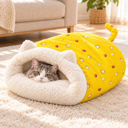 🎅🔥 Christmas Hot Sale 50% OFF | CozyCloud™ Plush Pet Nest for Cats & Dogs