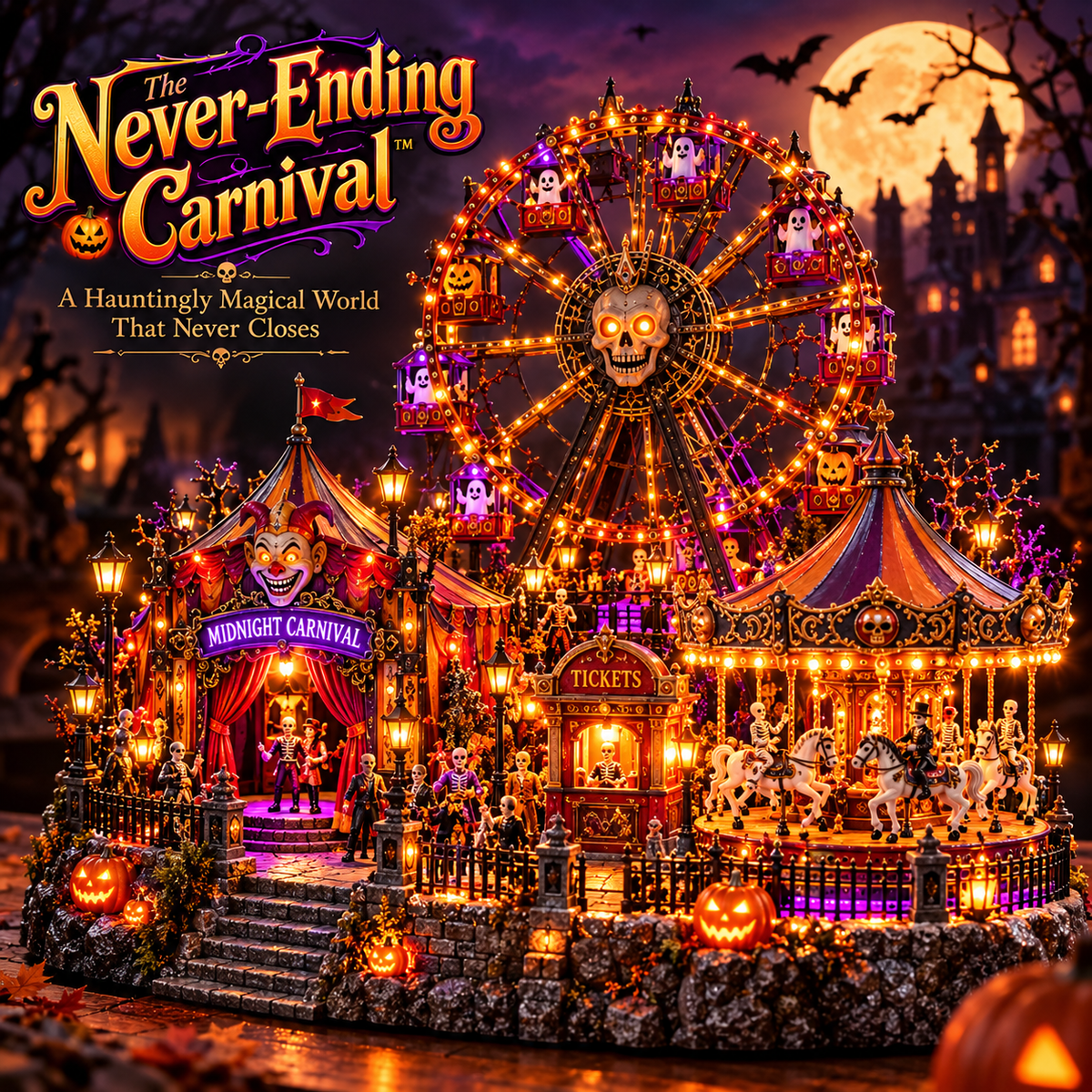 🎃👻 Haunted Halloween Wonderland™ | Animated Halloween Village