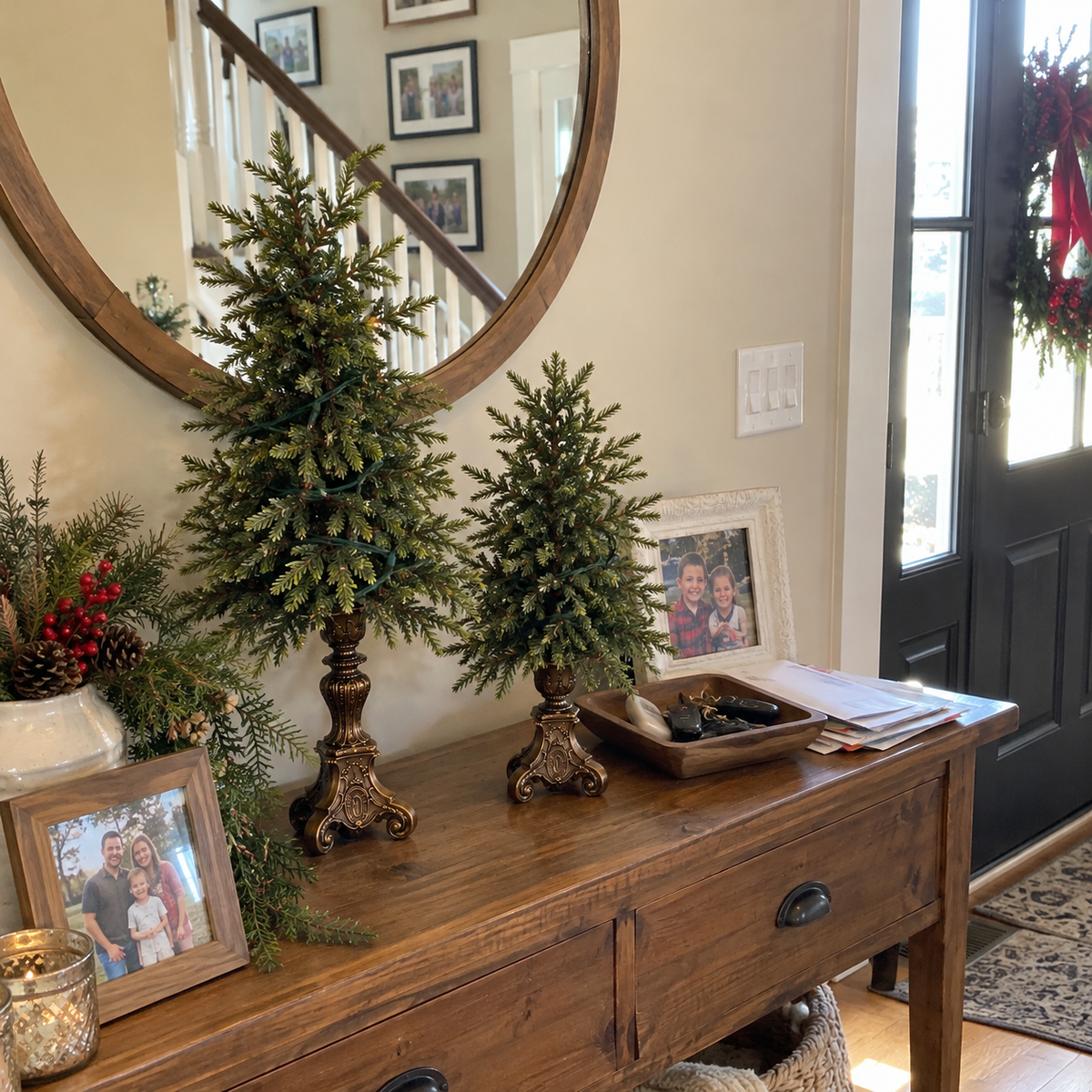 🎄 Vintage Christmas Forest | Tabletop Tree Collection