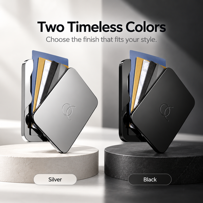 🧲 Snap. Slide. Go. | Slim Metal MagSafe Wallet with Quick Card Access ⚡