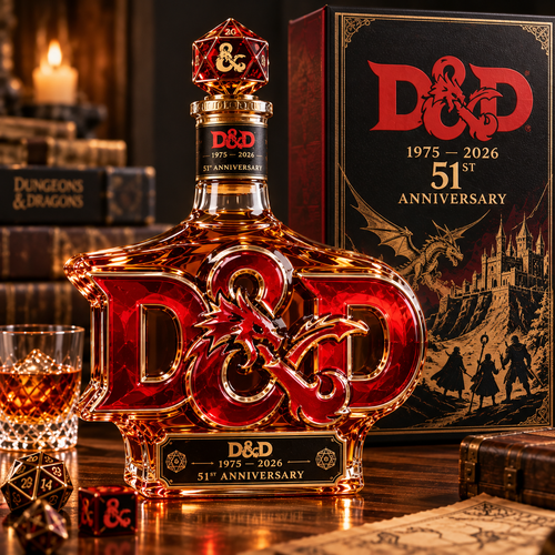 🐉51st Dragon D20 Decanter – Fantasy RPG Collector Barware