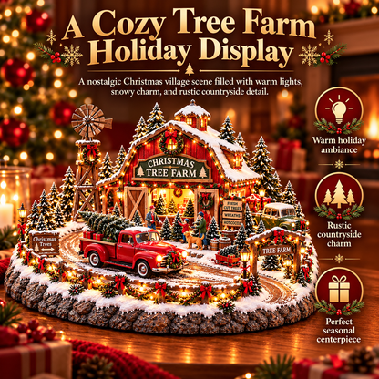 🎅⛽ Christmas at the Old Gas Station | Vintage Holiday Village Collectible 🎄