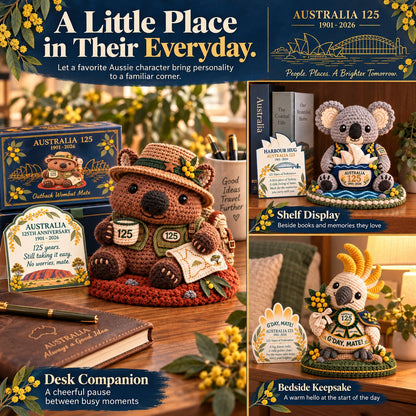 ⏳🇦🇺 Last Day 49% OFF | Australia 125™ – 3D Crochet Anniversary Keepsake 🎁