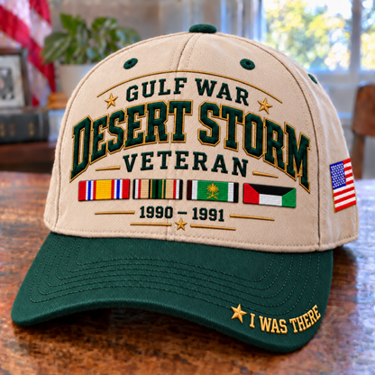 🏆Last Day Promo: 45% OFF! 🎖️ Gulf War Legacy | Veteran Tribute Cap