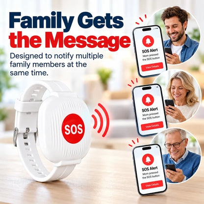 🆘❤️ One-Tap SOS Alert Bracelet™ | Emergency Help Button for Seniors & Loved Ones