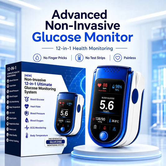 ⚕️✨ VitalTrack 12™ | 12-in-1 Needle-Free Wellness Trend Monitor