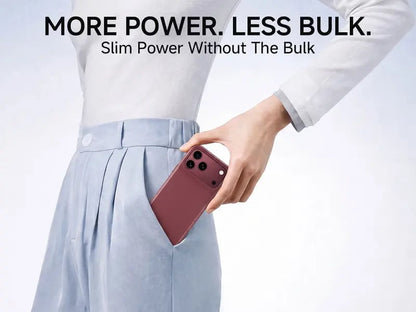🔋 PinkBird Power Case for iPhone – Slim Protective Battery Case with Dual Charging & Type-C Fast Charge