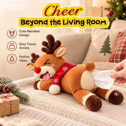 🦌🍑 Reindeer Rear View | Funny Christmas Tissue Holder 😂