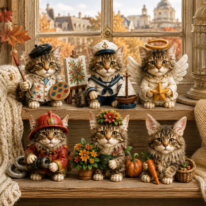 🐱💼 Maine Coon Jobs Advent Calendar – 24 Cats at Work