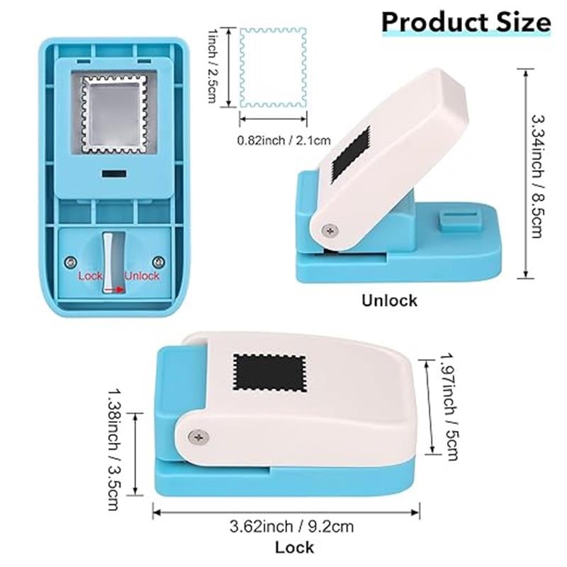 Stamp shape punch product construction