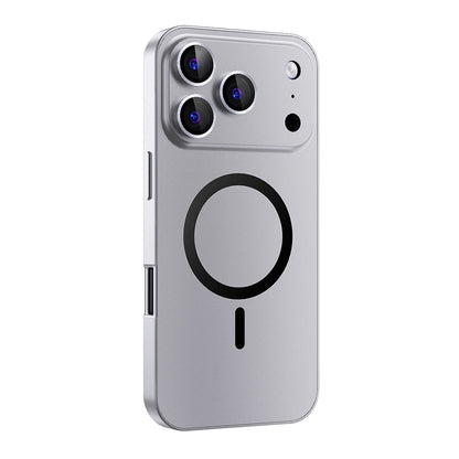 📱 Metallic Magnetic Phone Case with Lens Cover | Compatible with iPhone 18 Pro Max, Air & 12–16 Series