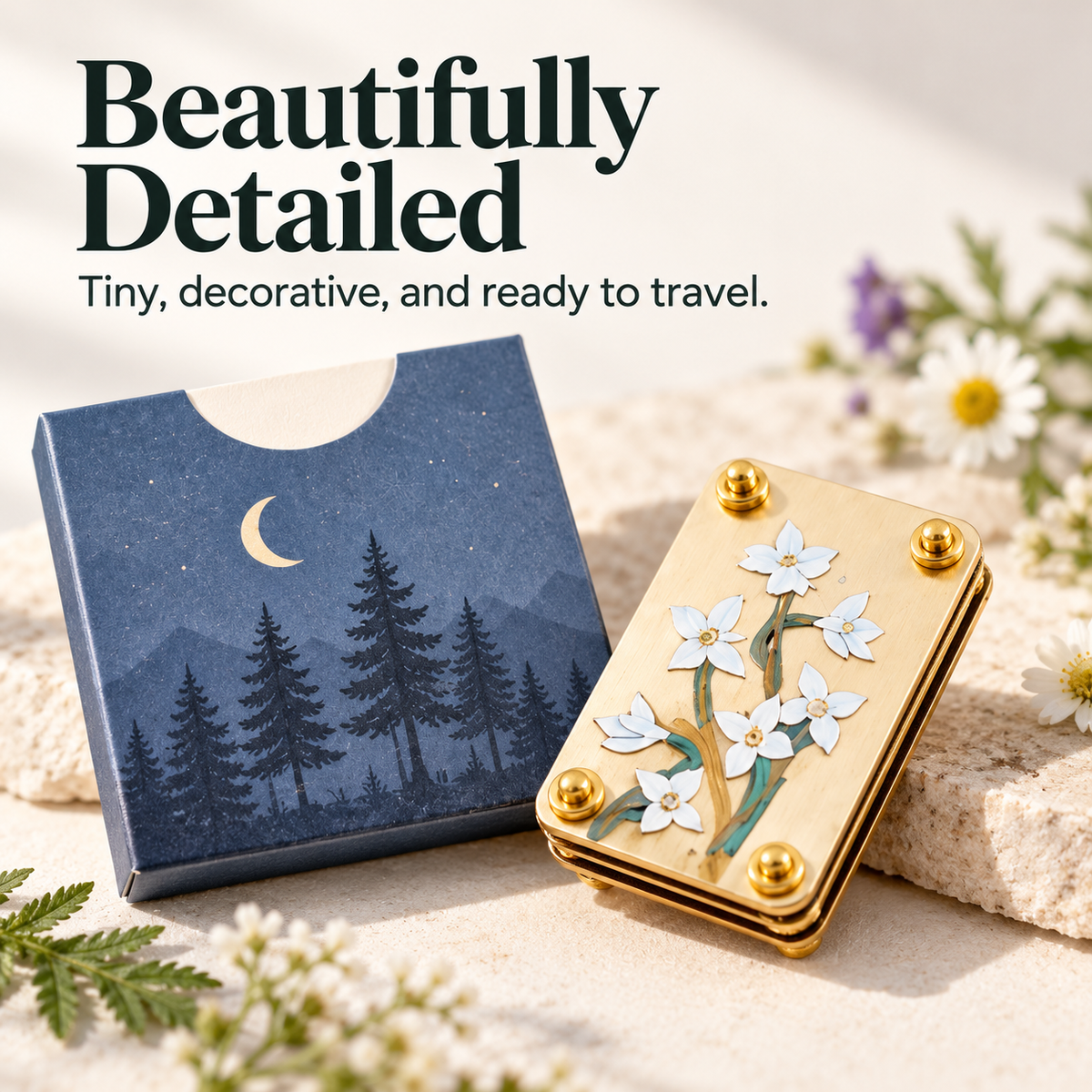 🌸📖 Pocket-Size Flower Press – Turn Tiny Blooms Into Lasting Keepsakes